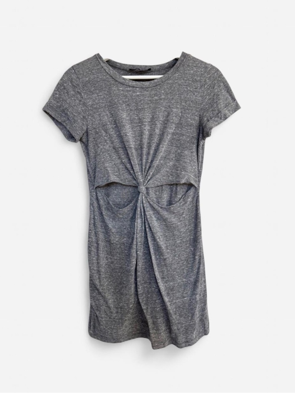 Gray Cut Out T-Shirt Dress Size Small
